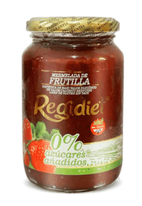 Mermelada de Frutilla 0% Azúcar Regidiet 400 g