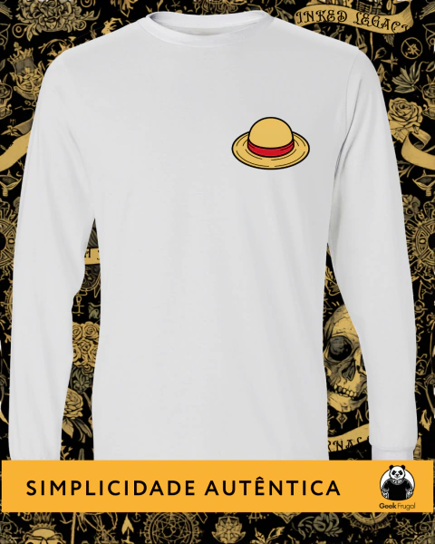 Camiseta Manga Longa - One Piece - Luffy