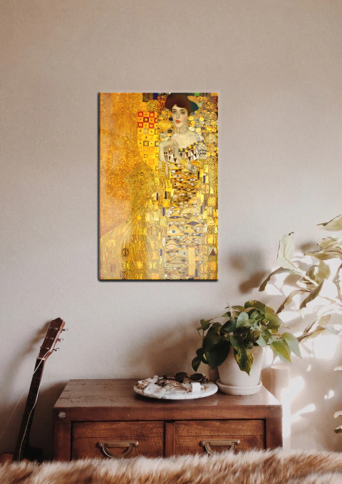 Cuadro decorativo - Retrato de Adele Bloch Bauer - Gustav Klimt - Cuadro metálico - wall art