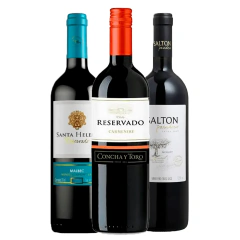 Kit 3 Vinhos Essenciais