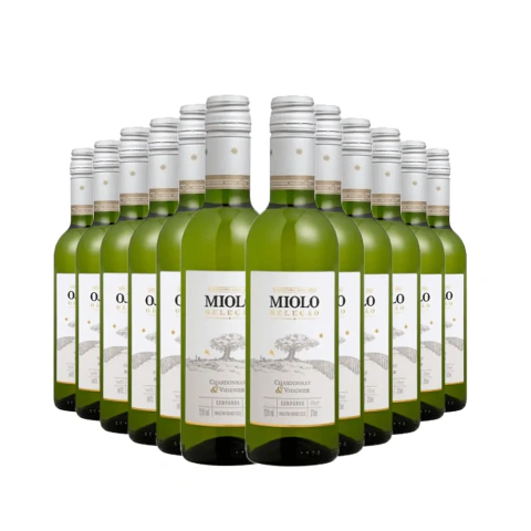 Mini Vinho Miolo Seleção Chardonnay/Viognier 12x375ml