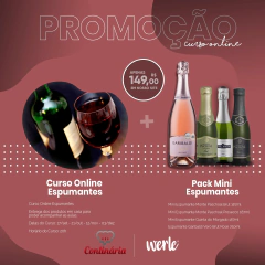 Curso Online Conlinária + Pack Mini Espumante