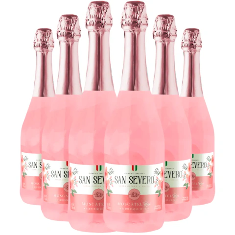 Espumante San Severo Moscatel Rosé 6x660ml