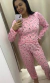 Pijama Longo Feminino Estampado em Suede na internet