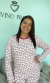 Pijama Longo Feminino Estampado em Suede - loja online