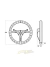 Volante Aro Perforado Deportivo Faster T1 Universal - comprar online