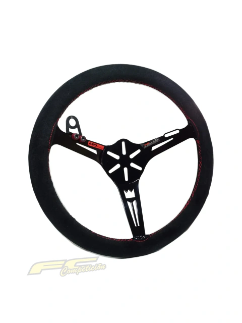 Volante Liviano Mq Mod The King 355 Full Grip Gamuzado