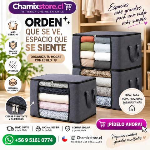 Organizador De Ropa X3 Unidades