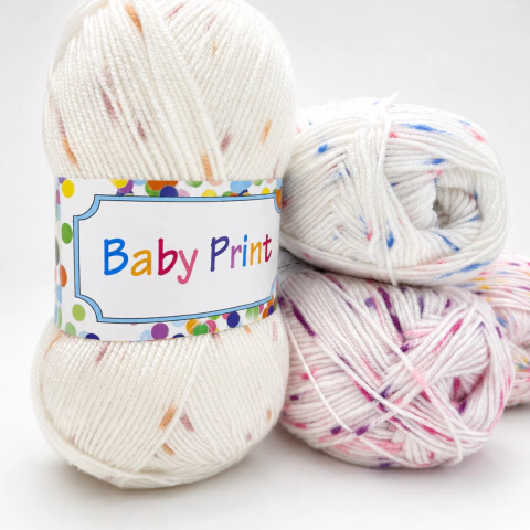 Baby Print x 100 Gr | Cashmilon intermedio con pintitas