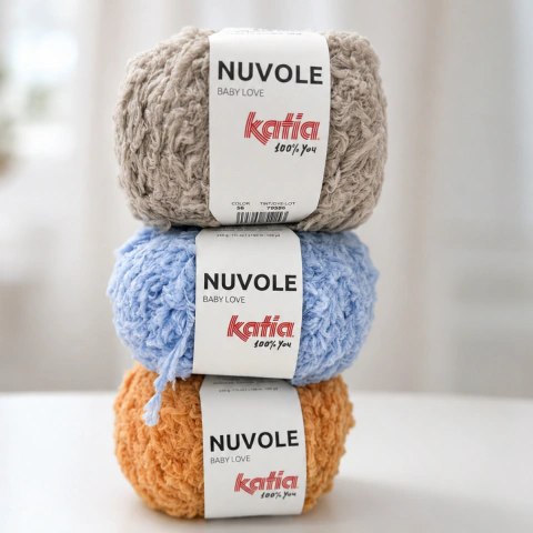 Nuvole Katia x 50 Gr | Hilado efecto peluche