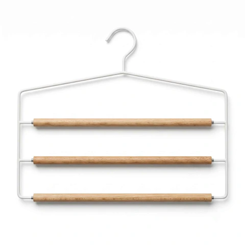 PERCHA PARA PANTALONES DE METAL Y MADERA - comprar online
