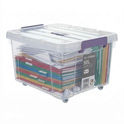 CAJA ORGANIZADORA CON MANIJA TRABAS Y RUEDAS