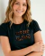 Camiseta feminina Jesus lives in me - Cor Preta - Use Luminah