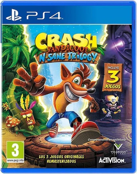 Crash Bandicoot Nsane Trilogy SECUNDARIA PS4 DIGITAL