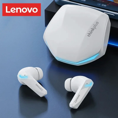 Fones de ouvido estéreo, sem fio, com controle de toque, bluetooth, redução ruídos - LENOVO