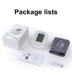 Aicare médico digital monitor de pressão arterial braço superior medidor automat - comprar online