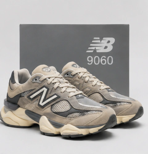 New Balance 9060 Bege e Cinza