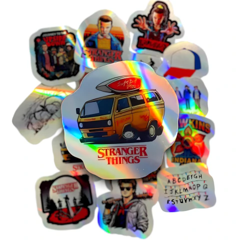 Pack Stickers Holográficos - Stranger Things - comprar online