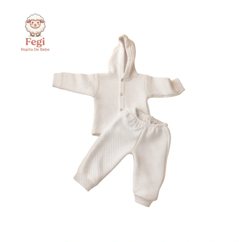 Conjunto de Batita y Ranita Matelassé