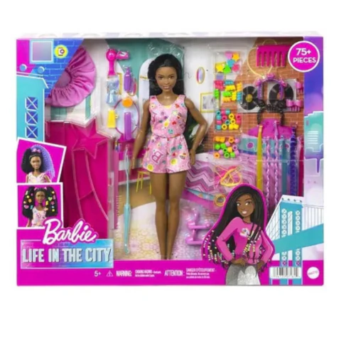 Boneca Barbie Brooklyn Penteados Divertidos Hhm39 Mattel
