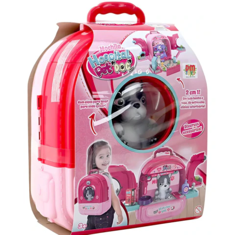 Brinquedo Hospital Pet Dog Clinica Veterinária Com Cachorro - comprar online