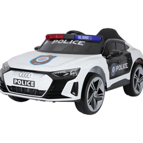 Carrinho Elétrico Audi E-tron Polícia 12v Controle Zippy Toy Cor Branco Voltagem Do Carregador 127/220v - comprar online