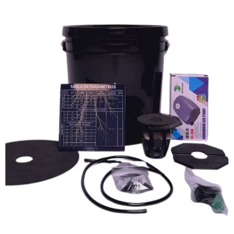 Sistema de cultivo hidroponico DWC 10l Profesional