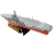NAVIO PORTA AVIÕES HMS ILLUSTRIOS 32 CM - FLUTUA E AFUNDA