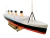 NAVIO RMS OLYMPIC 40 CM - FLUTUA E AFUNDA COM SUPORTE