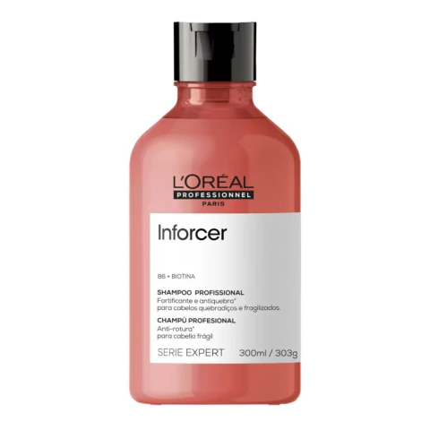 Shampoo Inforcer 300ml L'Oréal Professionnel – Fortificante Anti-Quebra para Cabelos Frágeis