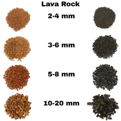 Lava Rock Preta 2-4mm 1 Litro Pedra Vulcânica para Bonsai - comprar online