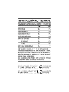 CREATINA MONOHIDRATO EEUU X 500 GRS. LANZAMIENTO en internet