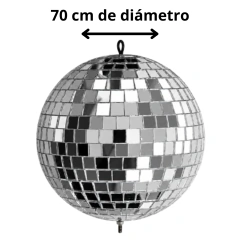 ESFERA ESPEJADA Nº 70 + MOTO + PIN SPOT PAR 36 - comprar online