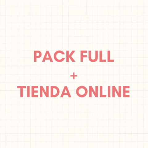 Pack Full + Tienda Online
