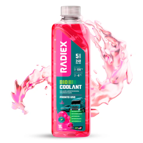 Aditivo Organico Radiador Pronto Uso Rosa Radiex 1L