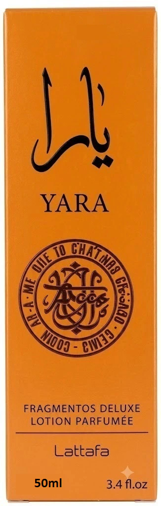 Perfume Lattafa Yara 50ml Feminino Âmbar Baunilha / Gourmand - Similar