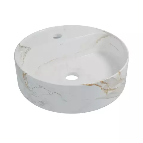 Cuba Sottile Redonda Com Mesa Calacatta Gold - CSRM3