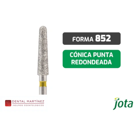 PIEDRA DIAMANTADA CÓNICA PUNTA REDONDEADA FG852 - JOTA - tienda online