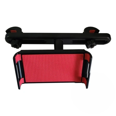 PORTA CELULAR Y TABLET REGULABLE, PARA AUTO APOYACABEZAS