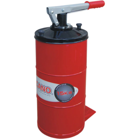 Grasera de 15 Kg. C/ p. grasa y mang. t. de rayon GP 168 Vulcano