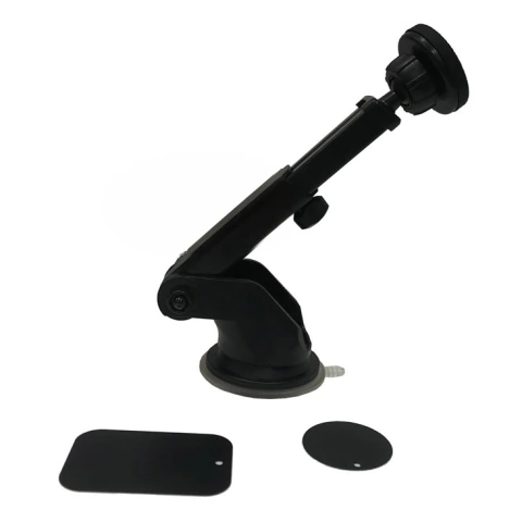 PORTA CELULAR INMANTADO MAGNETICO, BRAZO REGULABLE, BASE SUCCION SILIC
