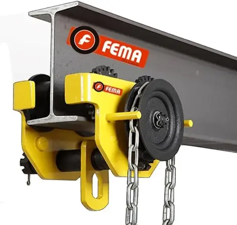 CARRO TRASLACION P/APAREJO 1 Tn-MANUAL A CADENA -FEMA