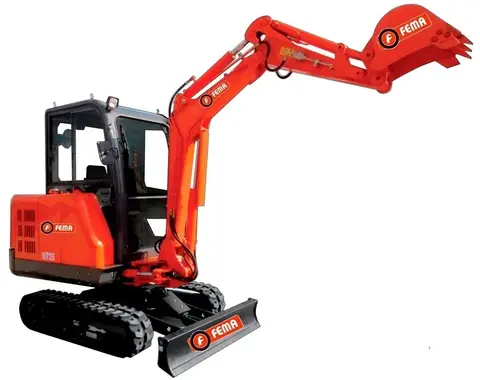 EXCAVADORA HIDRAULICA 29,5HP-FUERZA 16,3KN