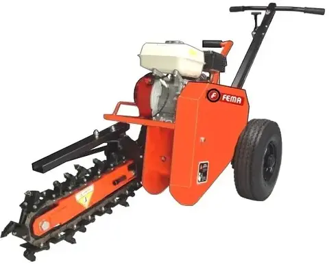 ZANJEADORA FEMA-HONDA 5,5 HP-50 cm PROF X 12 ANCHO