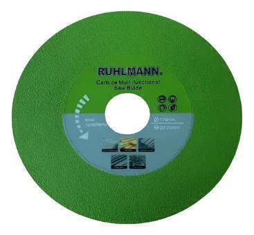 Disco para cortar y pulir vidrio 115mm Ruhlmann RU15357