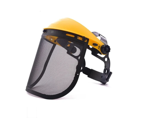 Suporte Facial com Catraca Camper + Viseira Malha de Aço 8x12 Camper - 800342 (Kit Roçador)