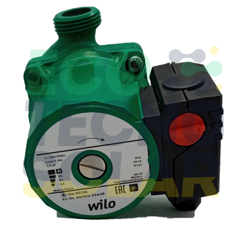 Electrobomba circuladora climatización de rotor húmedo WILO STAR-RS25/6-130 - comprar online