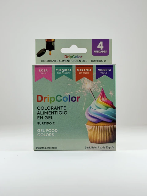 Colorante en Gel Surtido 2 - Estuche x 4