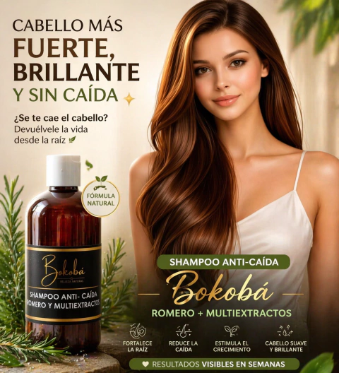 SHAMPOO ANTI-CAÍDA ROMERO Y MULTIEXTRACTOS