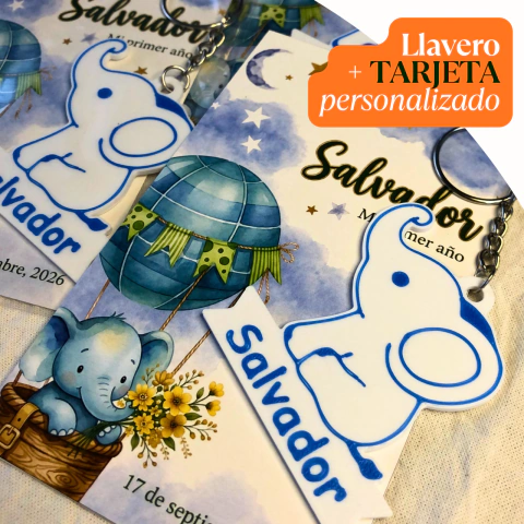 ¡Combo! Llavero 3d + Tarjeta personalizada 